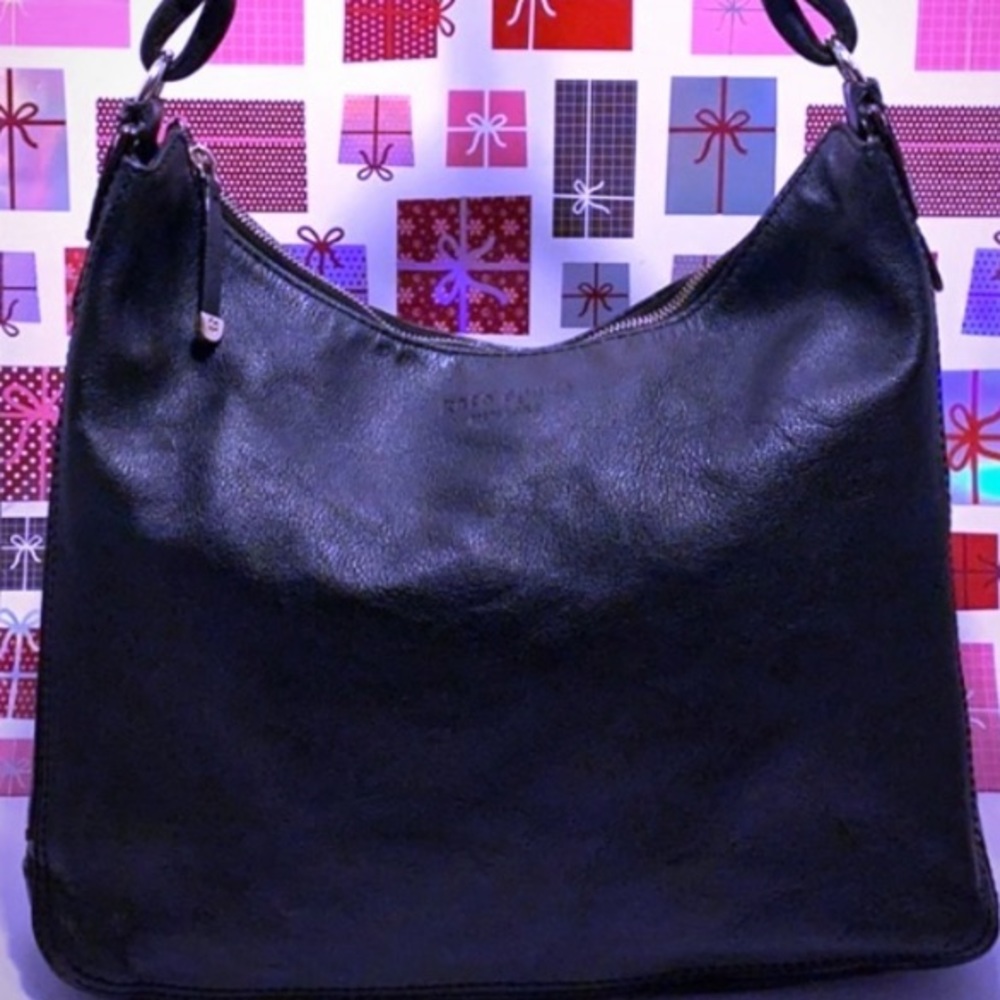 GU Kate Spade Black Leather Large Shoulder/Handbag